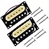 1set of 2 Zebra Faced Humbucker Double Coil Pickups Electric Guitar