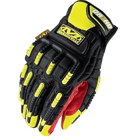 Mechanix Wear SHD-91-010 Safety Mpact ORHD Hi-Viz Gloves, Yellow, Large by Mechanix