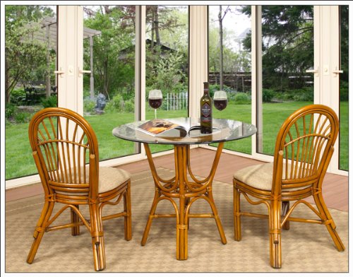 Boca Rattan Antigua 2 Person Cafe Set