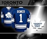 Johnny Bower Toronto Maple Leafs Autographed Jersey