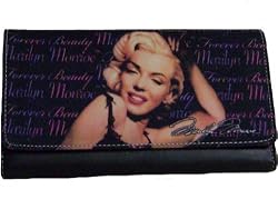 Violet Letters Marilyn Monroe Long Wallet and Accessories Case