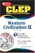 CLEP Western Civilization II w/CD-ROM (REA): 1648 to the Present (REA Test Preps)
