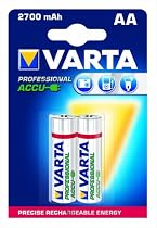 Varta Rechargeable Batteries Photo Accu NiMH 1.2 Volt 2 x AA Pack