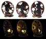 Mickey Mouse Silhouette Votives Candle Holders Set of 3