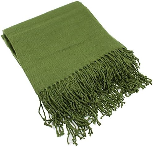 Fringe Throw Blanket Lightweight Soft 100% Acrylic 50"x70" Comfy Cozy + Gift Bow
