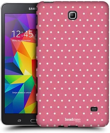 Head Case Designs Pink Dots French Country Patterns Protective Snap-on Hard Back Case Cover for Samsung Galaxy Tab 4 7.0 T230 T231 T235