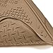 BDK Universal Fit 3-Piece Ultra Premium Car Floor Mat - Rubber (Beige)