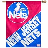NBA New Jersey Nets 27-by-37 inch Vertical Flag