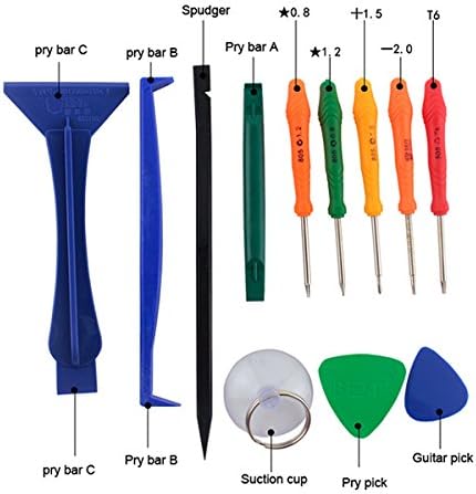 Electronicsflorida 12 Pcs Universal Repair Tool Kit Mobile Phone Ipad Camera Repairing Tools