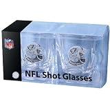 Officially Licensed NFL Shot Glass Set - Oakland Raiders