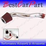 90 91 92 93 Acura Integra 1.8 Short Ram Air Intake Red (Included Air Filter) #Sr-ac002r