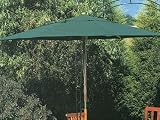 Hhsw Wooden Parasol Green 2.7/3m