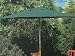 Hhsw Wooden Parasol Green 2.7/3m