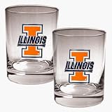 Illinois Fighting Illini 2 Piece Rocks Glass Set