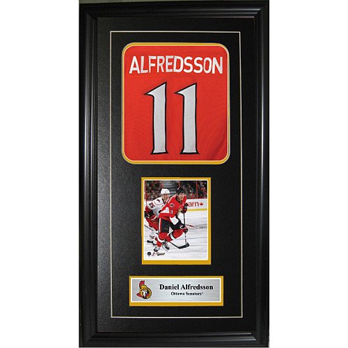 Frameworth Ottawa Senators Daniel Alfredsson Framed Jersey Print