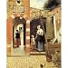Professionally Framed Pieter de Hooch (The Backyard) Art Poster Print - 11x17 with RichAndFramous Black Wood Frame