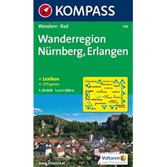 Wanderregion N�rnberg, Erlangen: Wander- und Radkarte. GPS-genau. 1:50.000