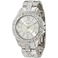 XOXO Women's XO5463 Rhinestone Accent Silver-Tone Analog Bracelet Watch