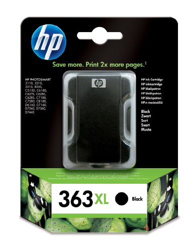 HP 363 Large - Print cartridge - 1 x black - 800 pages