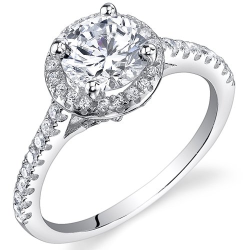 Revoni künstlicher Diamant Verlobungsring