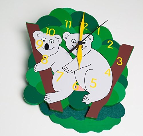 Animal Pendulum Kids Wall Clocks by LilGift (BEARS)