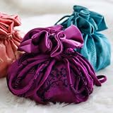 Drawstring Jewelry Pouch (Medium) - Silk Jacquard