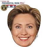 Hillary Clinton Paper Mask Adult