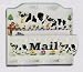 COW Ceramic MAIL Holder & KEY Hooks *NEW!*