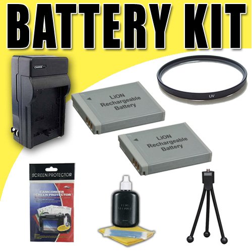 Two LP-E8 Lithium Ion Replacement Batteries w/Charger 