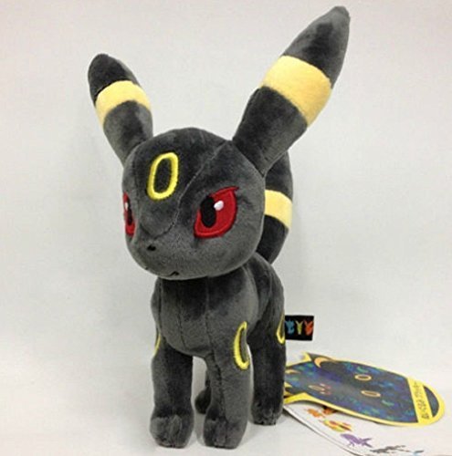 Pokemon Eevee Evolution Umbreon Anime Animals Plush Plushies Stuffed Doll Toy 8"