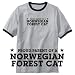 norwegian forest - RINGER T-SHIRT HEATHER GRAY 