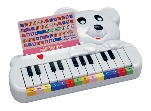Childrens Toyshop  Toys : Bontempi Bear Melody Piano