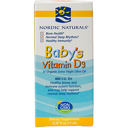 Nordic Naturals Baby’s Vitamin D3 Drops, Healthy Bones and Immune
