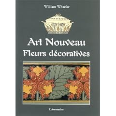 Art nouveau : Fleurs d�corative
