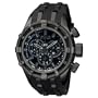 Invicta Men's 0195 Reserve Collection Bolt Chronograph Black Polyurethane Watch
