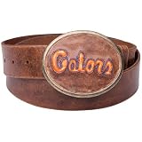 Fossil Florida Gators Collegiate Logo Plaque Belt