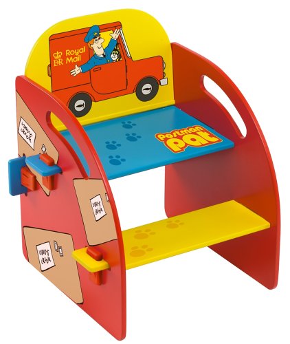 Childrens Toyshop  Toys : Postman Pat Wooden Chair with Step