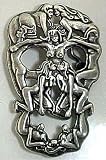 Awesome Skull Naked Lady Bottle Opener Belt Buckle Nude