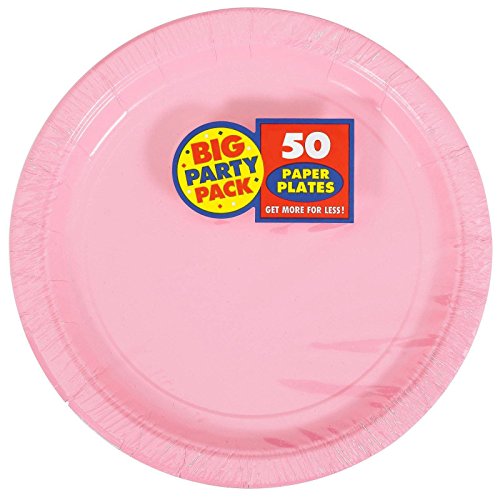 New Pink Big Party Pack - Dinner Plates (50 count) [Toy]