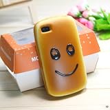 【全7柄】美味しそうなiPhone 4 ケース　パン型　パンの香りがする！！パンの気持ち！　アイフォン4ケース　カバー　液晶保護フィルム　USB充電ケーブル付　（1585-3） お香