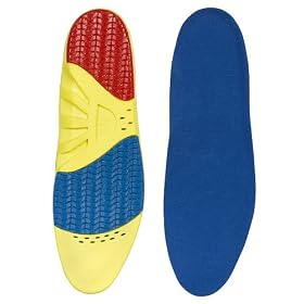 Sport Insoles 2 pk. - Blue/ Yellow/ Red (Small)