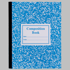 Grade School Ruled Composition Book, 9-3 4 x 7-3 4, WE BE, 50 Pgs by Roaring Spring