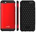 LABC, iPhone 6 / 6S Case, Grip & Ultra Protection Case, Premium TPU Surface/Non Slip/Grip Bar Sides/Phone Case -Red (LABC-108-RD)