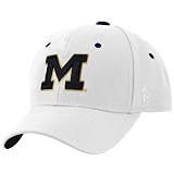 Zephyr Michigan Wolverines White DH Fitted Hat