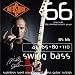 Rotosound BS66 Swing Bass 66 Stainless Steel Bass Guitar Strings (43 65 80 110)
