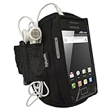 iGadgitz Black Water Resistant Neoprene Sports Gym Jogging Armband for Sams ....