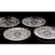 Godinger 53793 Set of 4 Tiara Plates