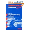 Kompakt-Wissen Mathematik; Wahrscheinlichkeitsrechnung und Statistik.