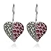 Sterling Silver Marcasite and Amethyst Crystal title=