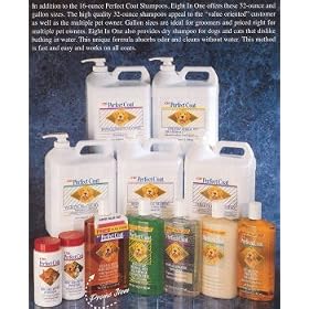 8 in 1 Perfect Coat Tearless Protein Shampoo for Dogs, 32 Ounce Bottle, Sunflower Scent by 